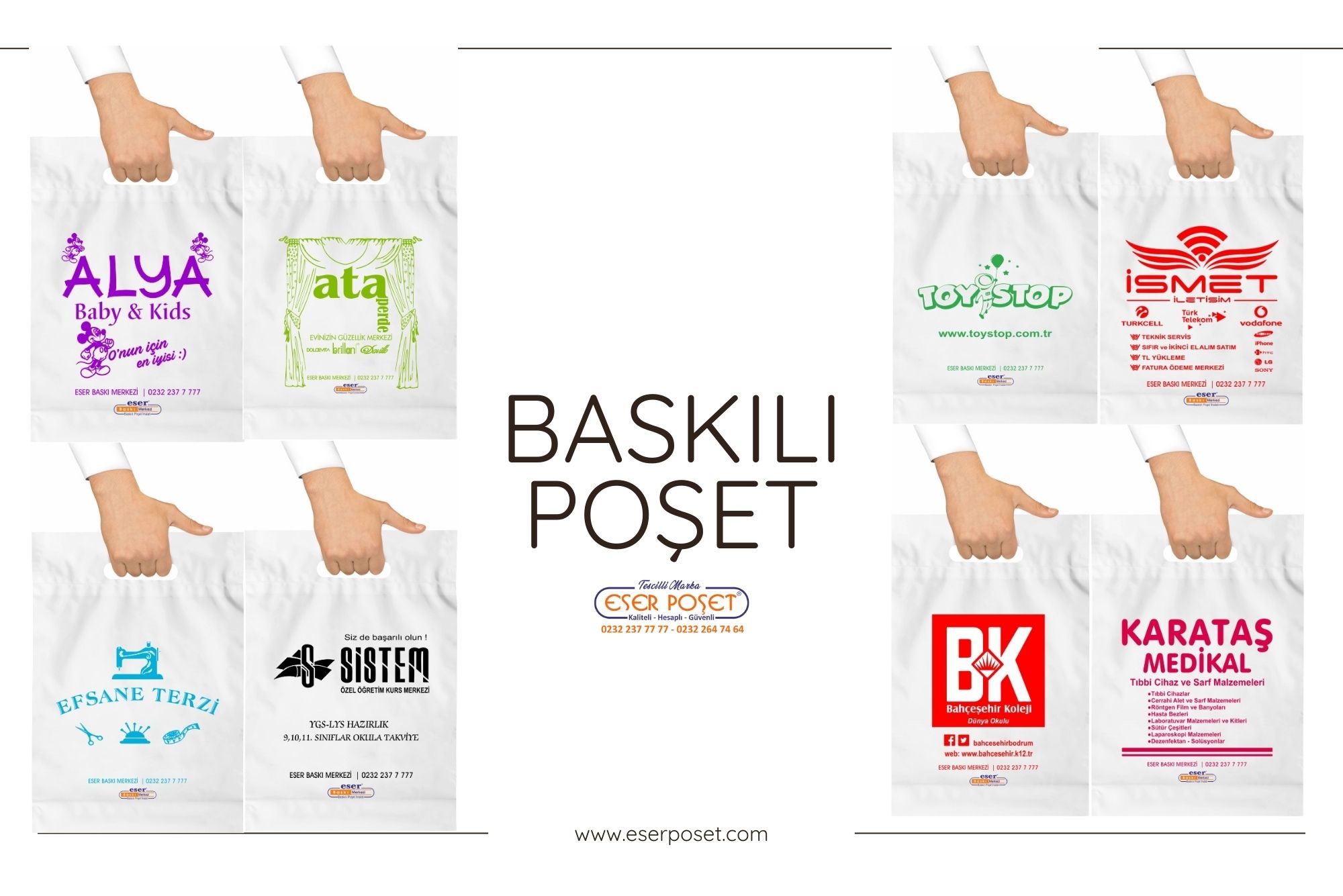 Baskılı Poşet Çeşitleri